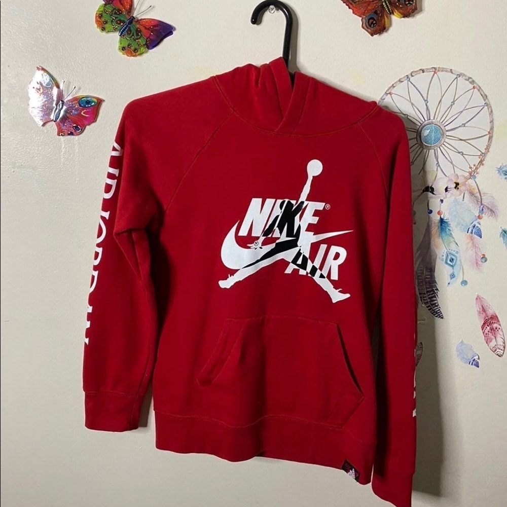 Jordan hoodie red